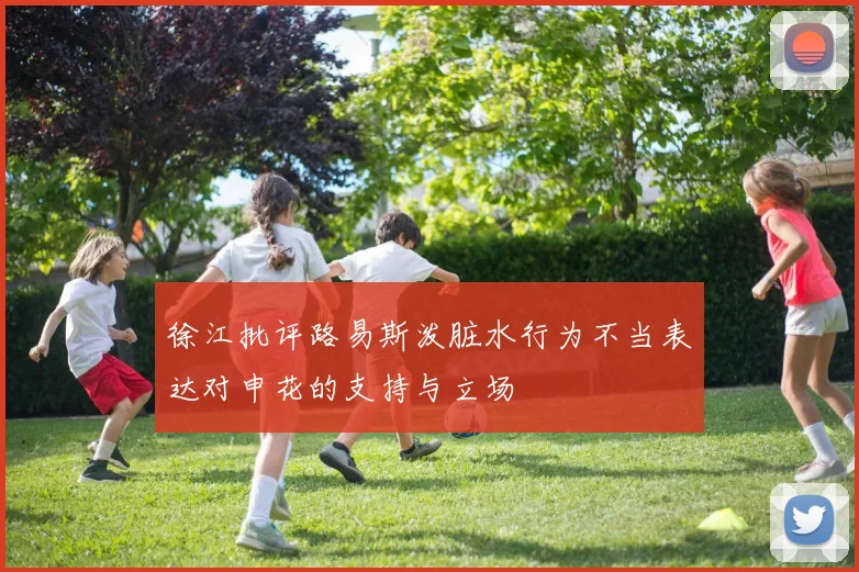 徐江批评路易斯泼脏水行为不当表达对申花的支持与立场